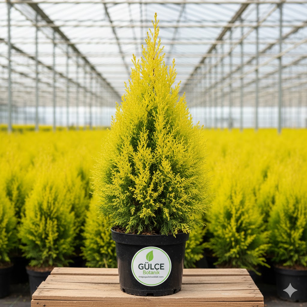 Limon Çamı veya Limon Servisi Cupressus macrocarpa Goldcrest