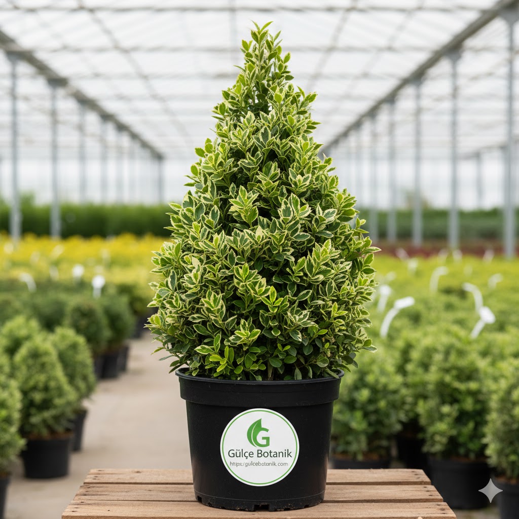Piramit Bravo Taflan- Euonymus Japonicus ‘Bravo’