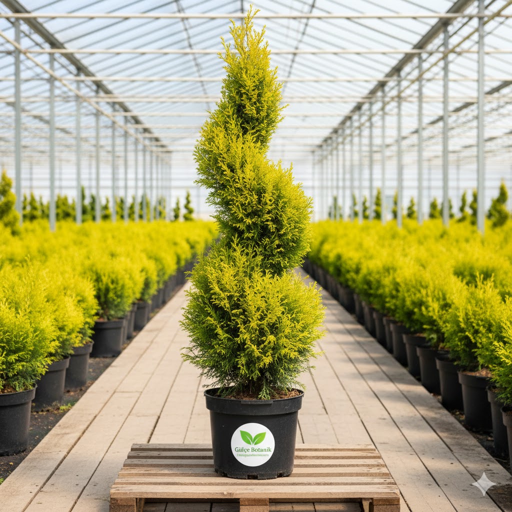 Spiral Limon Çamı Cupressus macrocarpa Goldcrest Spiral